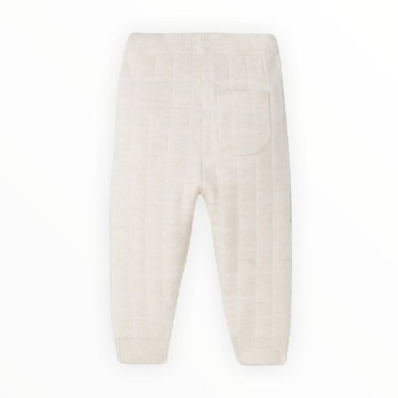 ZARA Kids | Cream | QUILTED KNIT PANTS - Picture 3 of 8